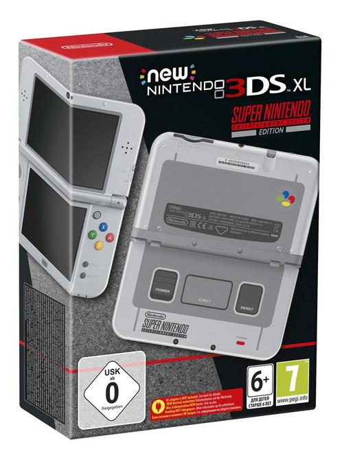Nintendo New 3DS XL Console - SNES Edition (Nieuw), Spelcomputers en Games, Spelcomputers | Nintendo 2DS en 3DS, Nieuw, Verzenden