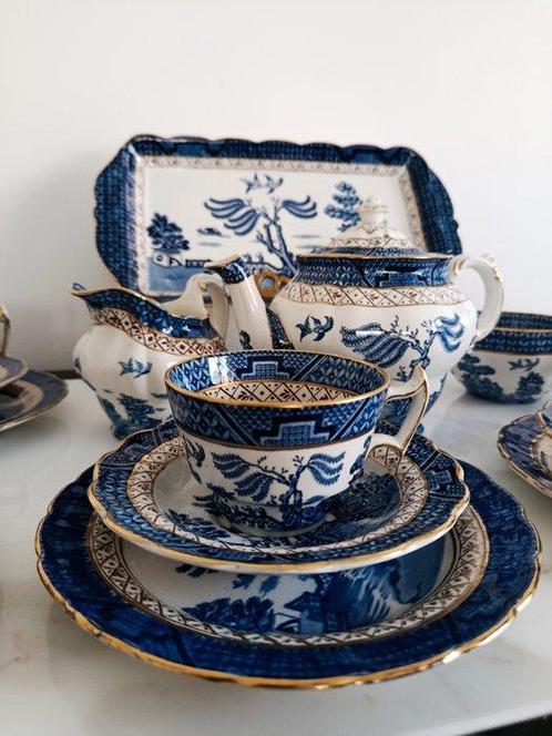 booths - Theeservies (22) - Real Old Willow - Porselein, Antiek en Kunst, Antiek | Meubels | Tafels