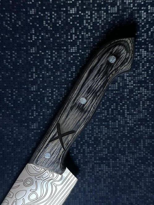 Shaw Knives - R228 - Tafelmes - Hout, Staal - Gyuto 265mm, Antiek en Kunst, Antiek | Keukenbenodigdheden