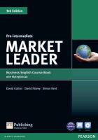Market Leader Pre Intermediate Coursebook with 9781447922285, Zo goed als nieuw