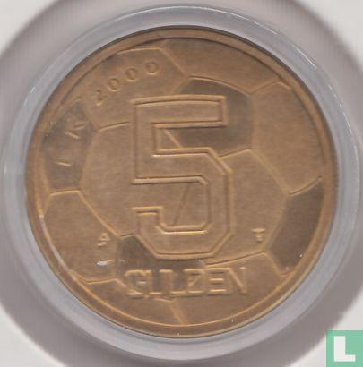 Nederland 5 gulden 2000 (PROOF - klein muntmeesterteken)..., Postzegels en Munten, Munten | Nederland, Losse munt, Overige waardes