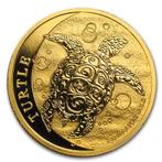 Gouden Niue - Schildpad 1 oz 2020, Munten, Verzenden
