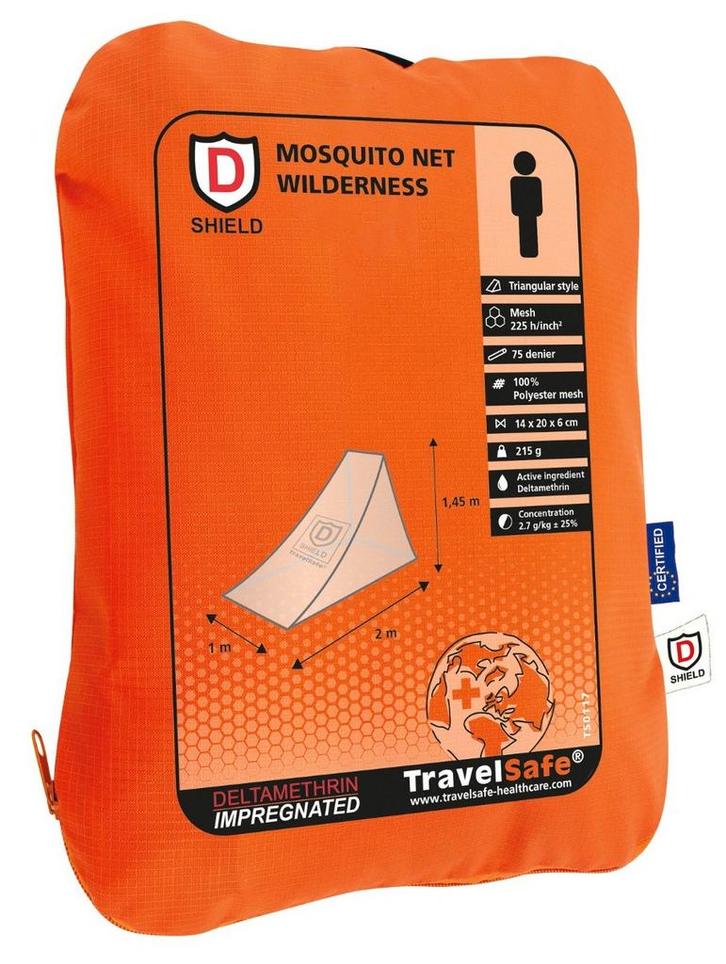 Travelsafe Klamboe Tropical Triangle 1 persoons, Caravans en Kamperen, Kampeeraccessoires, Nieuw, Ophalen of Verzenden