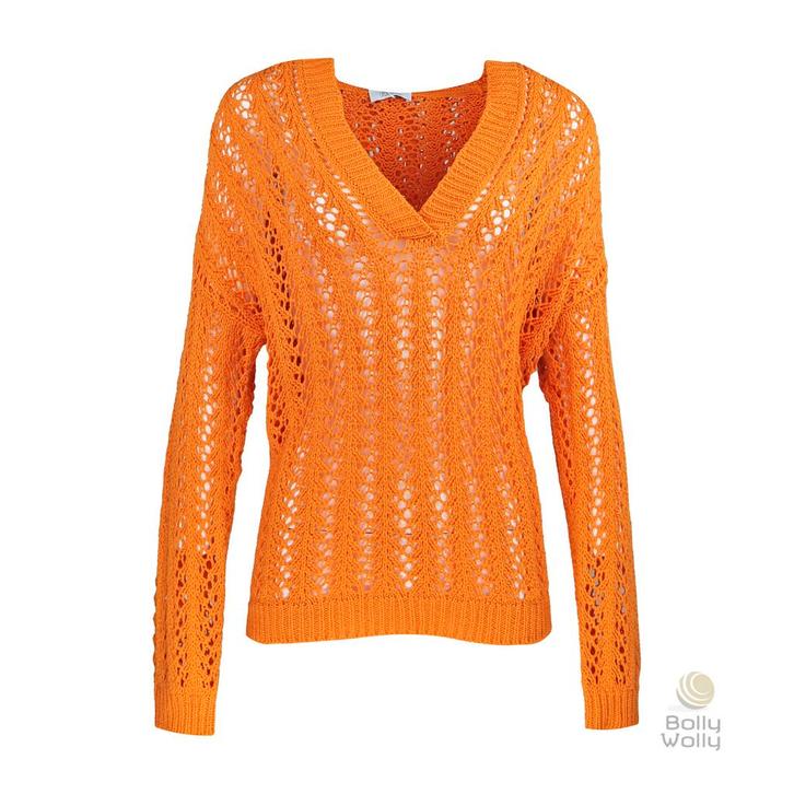 Princess goes Hollywood • opengewerkte hoodie • 36, Kleding | Dames, Truien en Vesten, Oranje, Nieuw, Maat 36 (S), Verzenden