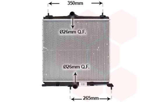 RADIATOR VOOR OPEL CORSA F 2019- 1663937680, Auto-onderdelen, Airco en Verwarming, Nieuw, Ophalen of Verzenden
