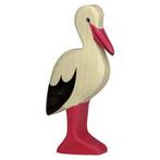 Holztiger - Houten Dieren - Ooievaar 11 cm, Kinderen en Baby's, Speelgoed | Overig, Nieuw