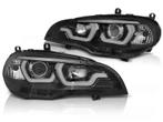 Koplampen dual halo rims BMW X5 E70 07-13 ZWART, Ophalen of Verzenden, Nieuw
