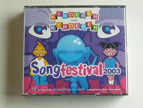 Kinderen voor Kinderen - Songfestival 2003 (2 CD), Cd's en Dvd's, Cd's | Kinderen en Jeugd, Verzenden