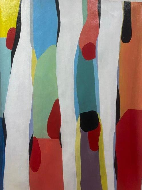 J. DELGALLO - SUMMER. XL. ( NO Reserve ), Antiek en Kunst, Kunst | Schilderijen | Modern