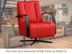 Leren draaifauteuil Galaxy - Toledo Ducati (rood) -, Huis en Inrichting, Fauteuils, Nieuw, Ophalen of Verzenden, 50 tot 75 cm