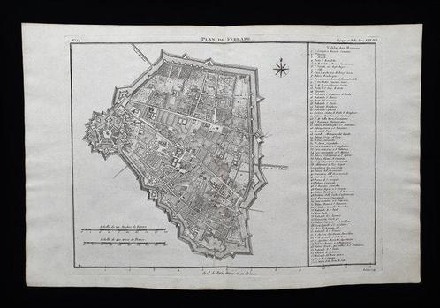 Europa - Italië / Emilia-Romagna / Italië / Ferrara; J.J.F., Boeken, Atlassen en Landkaarten