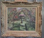 Chris van Dijk (1952) - Impressionist  Le jardin dHenri Le, Antiek en Kunst