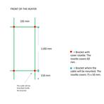Elektrische Radiator TVS ELDO 2 Edelstaal met Timer 140x13.5, Ophalen of Verzenden, Nieuw