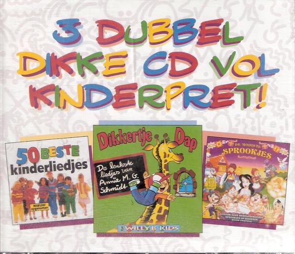 Various - 3 Dubbel Dikke CD Vol Kinderpret!, Cd's en Dvd's, Cd's | Pop, Gebruikt, Ophalen of Verzenden