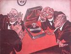 Spotprent over buitenlandse radio (lijst optie, Lithos), Verzenden