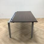 WINI Winea design bureau vv kabelgoot, 200x100 cm, donker, Huis en Inrichting, Bureaus, Ophalen of Verzenden, Gebruikt, Bureau