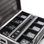 Led par accu - MG lighting BP618 - 8 stuks incl. flightcase, Ophalen of Verzenden, Nieuw, Licht, Kleur