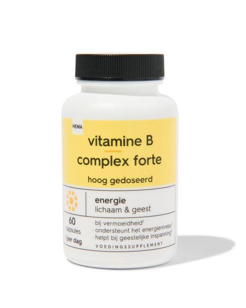 HEMA Vitamine B complex forte - 60 stuks 3=50% / 2=30%, Sport en Fitness, Gezondheidsproducten en Wellness, Nieuw, Verzenden