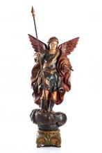 Religieuze en spirituele objecten - St. Michael de, Antiek en Kunst, Antiek | Meubels | Stoelen en Banken
