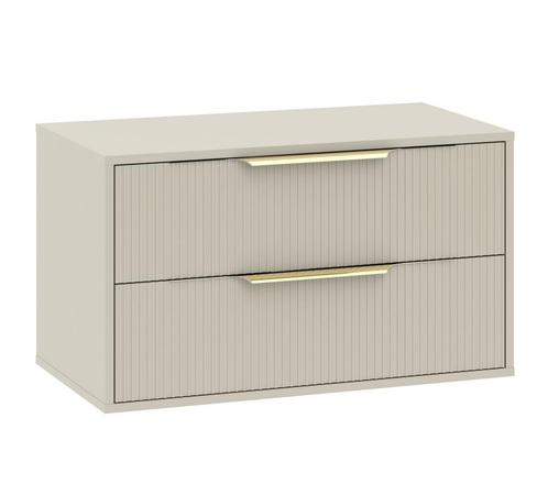 Wastafelkast Rimini 80 cm - Beige -  Badmeubel met Lades, Huis en Inrichting, Badkamer | Badkamermeubels, Nieuw, Wastafelkast