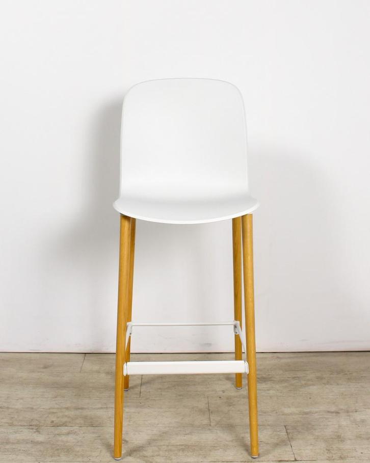 Steelcase Cavatina barkruk, 4-poot, eiken-wit, Huis en Inrichting, Stoelen, Nieuw, Ophalen of Verzenden