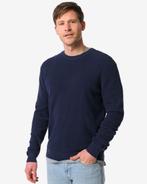 HEMA Herentrui Lars wafel donkerblauw, Verzenden, Nieuw