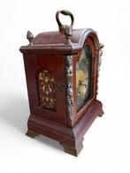 Tafelklok - Hout, Messing - 1950-1960 - HRZ klokwerk -