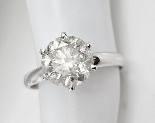 Zonder Minimumprijs - Ring - 14 karaat Witgoud - 2.09ct. tw., Sieraden, Tassen en Uiterlijk, Ringen