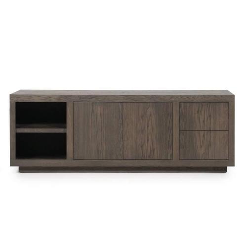 Dressoir Helsinki - 200cm - Bruin - 96264 - dressoirs, Huis en Inrichting, Kasten | Dressoirs, Nieuw, Overige materialen