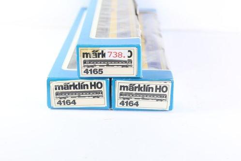 Märklin H0 - 4164/4165 - Modeltrein personenwagen (3) - 3, Hobby en Vrije tijd, Modeltreinen | H0