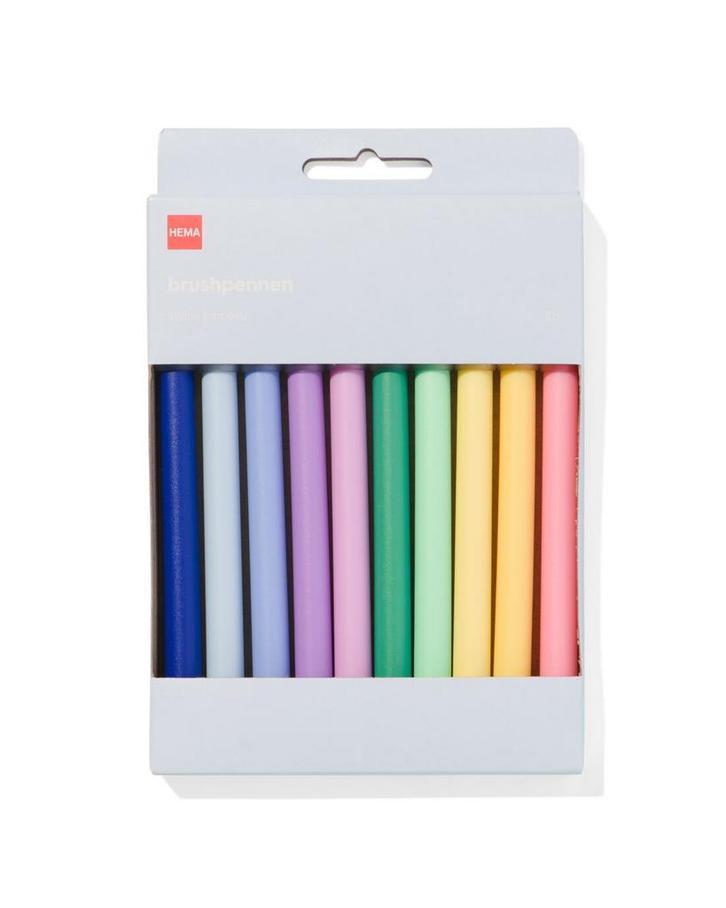 HEMA Brushpennen - 10 stuks, Diversen, Agenda's, Nieuw, Verzenden