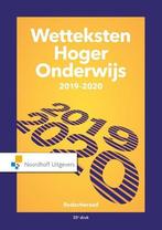 Wetteksten hoger onderwijs 2019-2020 | 9789001899820, Verzenden, Nieuw