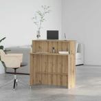 vidaXL Receptiebalie 100x50x103,5cm bewerkt hout artisanaal, Verzenden, Nieuw