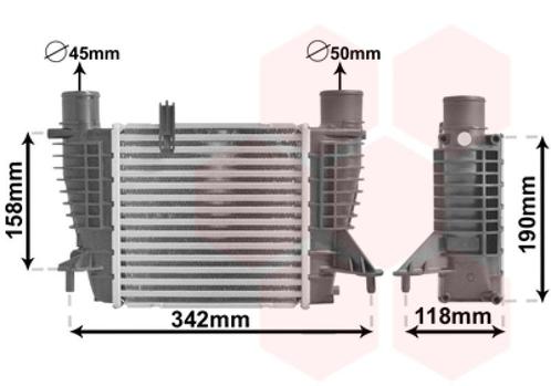 INTERCOOLER VOOR NISSAN CUBE Z12 2010-2019 144619U20A, Auto-onderdelen, Airco en Verwarming, Nieuw, Ophalen of Verzenden