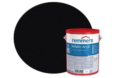 Remmers Rofalin Acryl Zwart Ral 9005, Doe-het-zelf en Verbouw, Verf, Beits en Lak, Nieuw, Verzenden