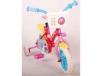 Peppa Pig Kinderfiets - Meisjes - 10 inch - Roze/Blauw -, Verzenden, Zo goed als nieuw