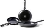 GreenPan Memphis 3-delige Koekenpannenset - 20, 24 en 28cm -, Nieuw