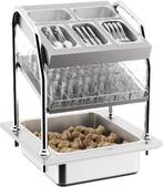 Drop-in Bestekbak | 3 Niveaus | 1x2/1GN + 4x1/4GN, Verzenden, Nieuw in verpakking, Bakkerij en Slagerij