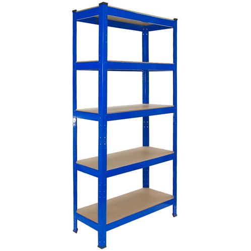 6 x T-rax Stellingkasten - 75x30x150 cm - Blauw - 100%, Zakelijke goederen, Kantoor en Winkelinrichting | Magazijn, Stelling en Opslag