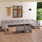 vidaXL 12-delige Loungeset massief grenenhout, Verzenden, Nieuw, Loungeset