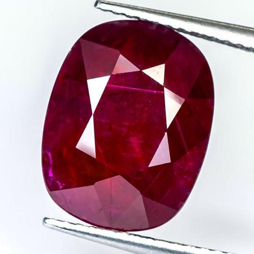 Zonder Minimumprijs Robijn - 8.14 ct - Lotus Gemology - Rich, Sieraden, Tassen en Uiterlijk, Edelstenen