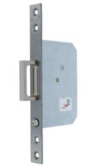 Mauer 3193 Schuifdeurslot Met Drukknop rvs, Doe-het-zelf en Verbouw, Hang- en Sluitwerk, Verzenden, Nieuw