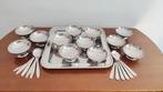 Pour 12 personnes - Dessertservies (25) - Staal, Roestvrij,