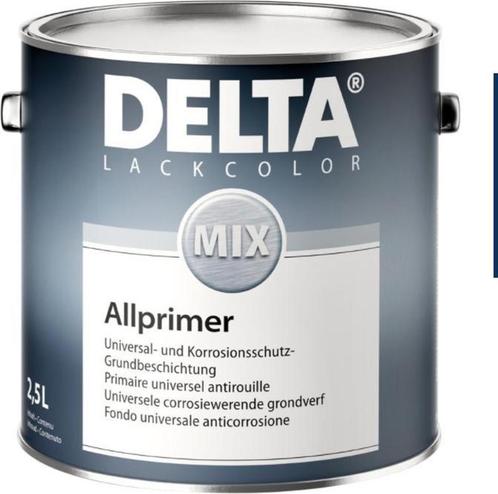 Delta Allprimer / Allgrund - 2,5 liter - Wit, Doe-het-zelf en Verbouw, Verf, Beits en Lak, Nieuw, Verzenden