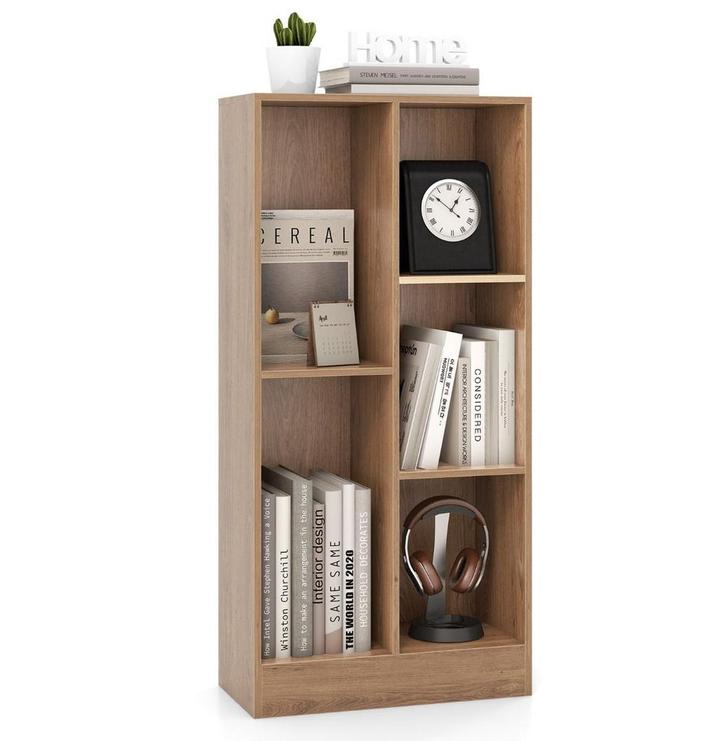 2dekans | Coast Boekenkast 50x24x104 cm – 5 Vakken Staand, Huis en Inrichting, Kasten | Boekenkasten, Zo goed als nieuw, Ophalen of Verzenden