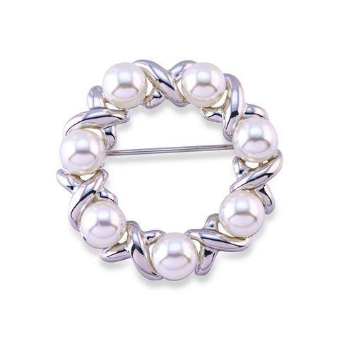 Firetti Broche Sieraad cadeau broche met parels, Sieraden, Tassen en Uiterlijk, Broches, Nieuw, Verzenden