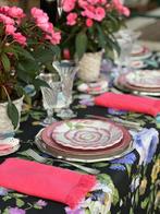 Tafelkleed met zigeunerbloemenprint, grote tafels. -