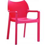 (MDK-105018) Siesta Diva 4-pootsstoel rood, Huis en Inrichting, Ophalen of Verzenden, Nieuw, Rood