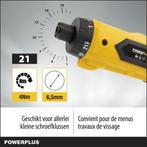 Powerplus POWX00410 Accu schroefmachine - 7,2V - Draaibare, Doe-het-zelf en Verbouw, Gereedschap | Boormachines, Ophalen of Verzenden