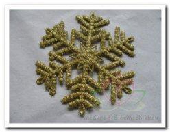 Glitter sneeuwvlok Goud set 4 st Glitter sneeuwv, Hobby en Vrije tijd, Knutselen, Nieuw, Ophalen of Verzenden
